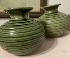 Pair green artisan for sale  Long Beach