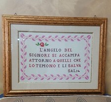 Quadro punto croce usato  Bianco