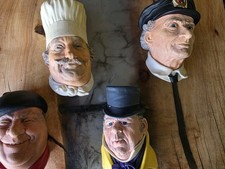 Bossons chalkware heads for sale  Salt Lake City