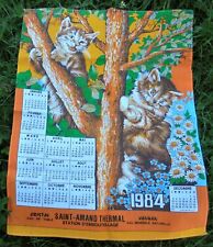 Torchon calendrier 1984 d'occasion  Lille-