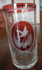 Geschliffenes glas jagdmotiv gebraucht kaufen  Duisburg