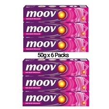 Moov Fast Pain Relief Cream z olejem Nilgiri 50g (opakowanie 6 szt.) Maść ajurwedyjska na sprzedaż  Wysyłka do Poland
