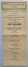 1952 flyer...judy garland for sale  USA