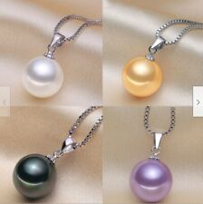 Colar Pingente Bonito Shell Pearl 14mm 925 Prata 18" comprar usado  Enviando para Brazil