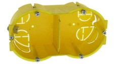 Caixa de instalação dupla PT 2x60 60 mm 60 mm para paredes vazias de gesso cartonado /T2UK comprar usado  Enviando para Brazil