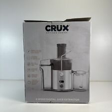 Espremedor digital/extrator de suco CRUX Artisan Series 5 velocidades 1000 watts. Novo na caixa. comprar usado  Enviando para Brazil