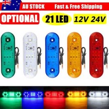 Luzes de folga LED marcador lateral âmbar vermelho indicadores reboque caminhão lâmpada flash comprar usado  Enviando para Brazil