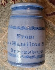 Greensboro decorated stoneware for sale  Ligonier