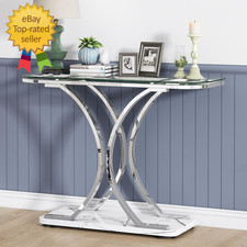 Silver glass console for sale  Marietta