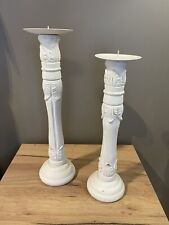 Bougeoirs bois blanc d'occasion  Theix