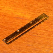 PLACA DE LATÃO PARTE 101x16mm para CÂMERA VINTAGE DE MADEIRA REINO UNIDO comprar usado  Enviando para Brazil