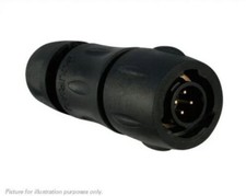 Conector circular UTS6JC8E4P 4P plugue de pino reto traseira tamanho 8E lote de 10, usado comprar usado  Enviando para Brazil