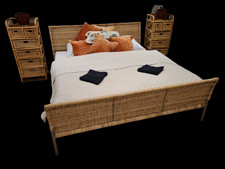 Doppelbett rattan bett gebraucht kaufen  Wuppertal