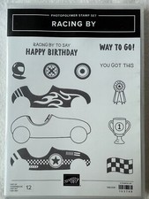Stampin stempelset racing gebraucht kaufen  Lüchow