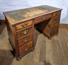 Antique kneehole pedestal for sale  BLYTH