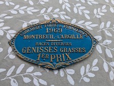 Plaque concours agricole d'occasion  Bernay