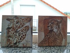 Wandbilder giraffe leopard gebraucht kaufen  Erbach