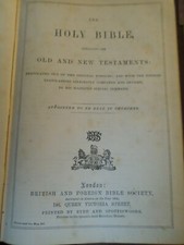 Ancienne bible anglaise d'occasion  Bresles