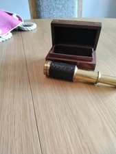 Brass handheld telescopic for sale  WREXHAM