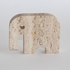 FRATELLI MANELLI, ITÁLIA | Escultura brutalista de elefante travertino (1970) comprar usado  Enviando para Brazil