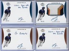 2015 Folha Trinity LUCIUS FOX JR. Inscrição Folha de Bronze Auto RC - Raio 7/2/15 TB comprar usado  Enviando para Brazil