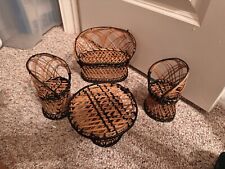 wicker rattan table for sale  Houston