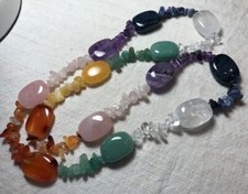Collier pierres naturelles d'occasion  Moissac
