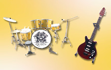 Kit de bateria e conjunto de guitarra em miniatura RGM393-3 Roger Taylor and Brian May QUEEN, usado comprar usado  Enviando para Brazil