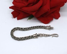 Pulseira de prata esterlina estilo Bali corrente 24,07 g 8" CAT RESGATE comprar usado  Enviando para Brazil