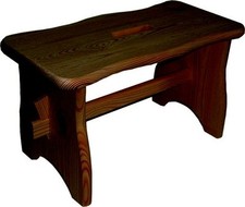 Sgabello legno scuro usato  Marano di Napoli