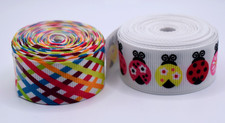 Lote Mixto de Cinta Grosgrain Tela Satinada Muñeca Recorte Pelo Lazos Corazones 150+ Yardas. segunda mano  Embacar hacia Mexico