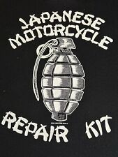 Kit de reparo de motocicleta japonês vintage preto camiseta tamanho grande ponto único comprar usado  Enviando para Brazil