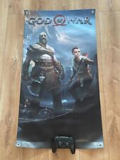 God of War 2018 original PVC promocional exibir banner raro comprar usado  Enviando para Brazil
