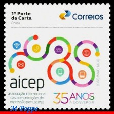 25-73 BRASIL 2025 AICEP, 35 AÑOS, EMISIÓN CONJUNTA CON PORTUGAL, ET, MNH segunda mano  Embacar hacia Mexico