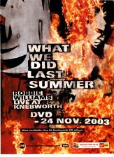 Anúncio de revista PTP15 11x8" Robbie Williams: DVD ao vivo em Knebworth comprar usado  Enviando para Brazil