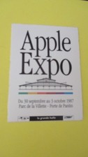 sticker 1987 Apple Expo La grande Halle La Villette 8 cm / 11 cm comprar usado  Enviando para Brazil