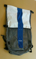 Usado, Mochila Volvo Racing Roll-Top cinza azul painel de malha alças ajustáveis ~ 30L comprar usado  Enviando para Brazil