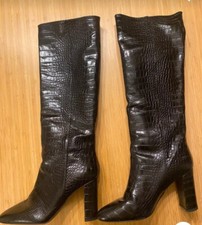 Bottes noires cuir d'occasion  Marseille XI