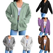 Damen zipper kapuzenpullover gebraucht kaufen  Köln