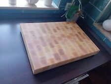 Stirnholz schneidebrett ahorn gebraucht kaufen  Saalfeld/Saale
