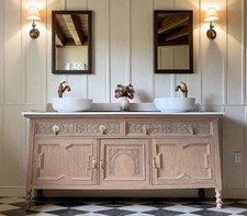 Traditional double vanity for sale  LANCASTER