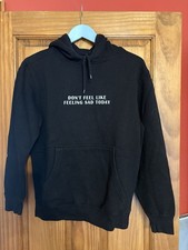 Black hoodie size for sale  SOLIHULL
