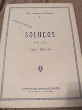 Partitura rara vintage Jose Augusto de Freitas Solucos para guitarra clássica comprar usado  Enviando para Brazil