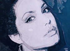 Angelina jolie acrilico usato  Venafro