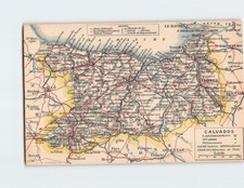 Postcard calvados map for sale  Stevens Point