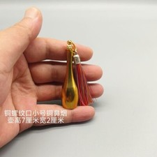 Garrafa de rapé pequena de latão formato de vaso guanyin parafuso superior estilo étnico colecionável comprar usado  Enviando para Brazil