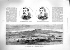 Usado, Estampa antiga 1881 Transvaal War Newcastle Fort Terror Wilkinson masculina 19º comprar usado  Enviando para Brazil