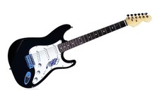 Guitarra elétrica autêntica assinada por Michael Bolton Blackjack com certificado 121a1 comprar usado  Enviando para Brazil
