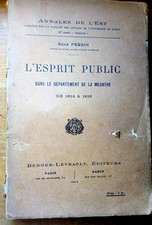 René perrin annales d'occasion  Dole