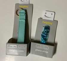 🧷 CABO DE CARREGAMENTO HEYDAY PARA IPHONE + ALÇA DE TELEFONE, AZUL 🆕 comprar usado  Enviando para Brazil